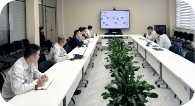 董事长、总经理陈二发赴江苏公司调研兴福电子与黄金甲二期项目推进情况